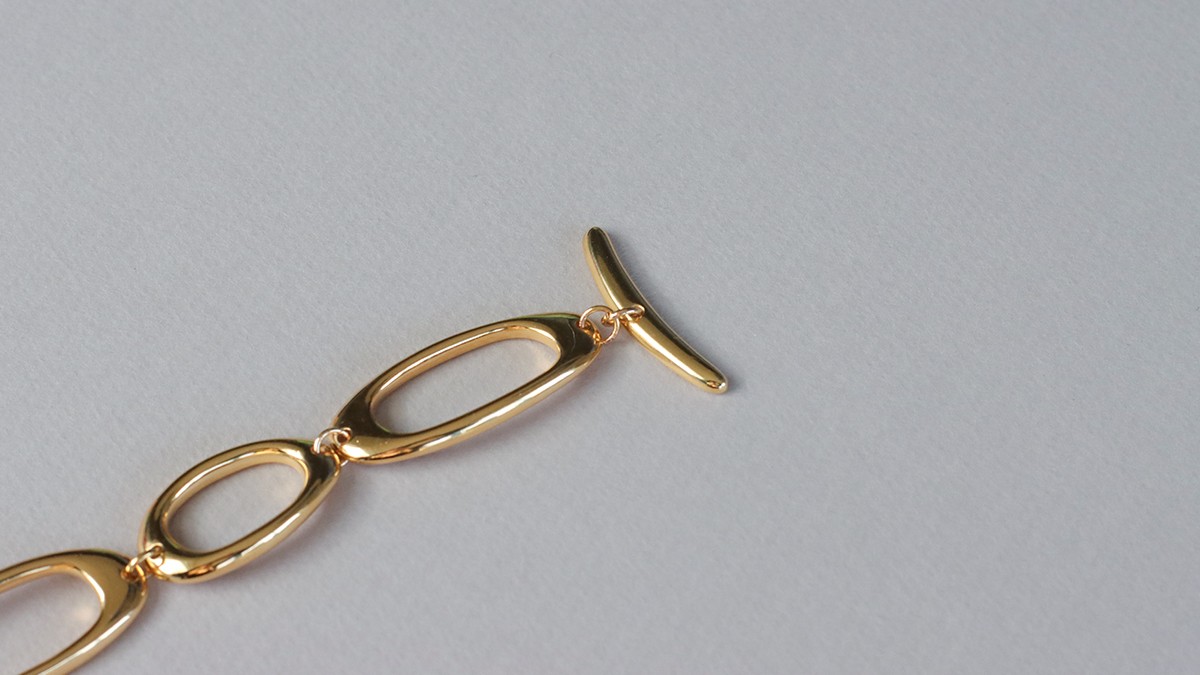 Bijoux bulle - Bracelet maillons et boucles d'oreilles asymétriques : Etape 6