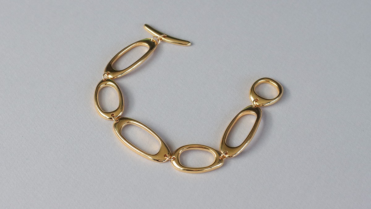 Bijoux bulle - Bracelet maillons et boucles d'oreilles asymétriques : Etape 7