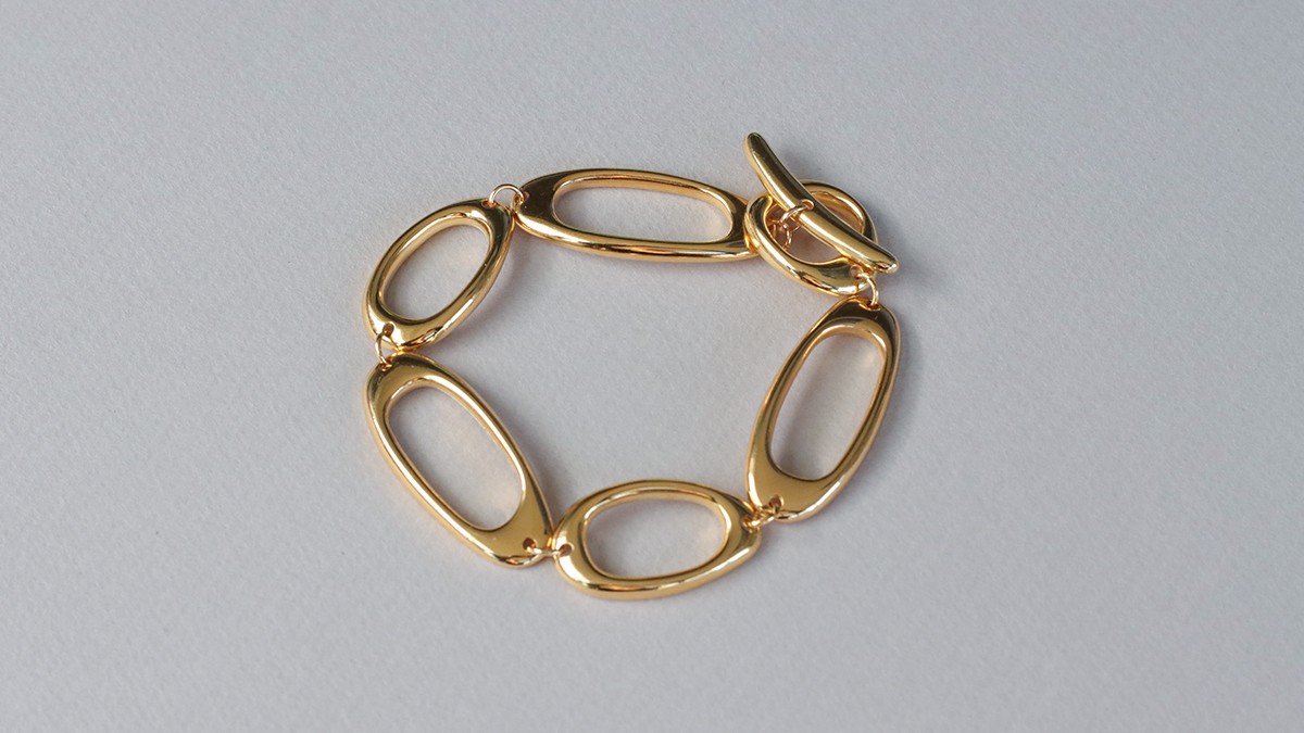 Bijoux bulle - Bracelet maillons et boucles d'oreilles asymétriques : Etape 8