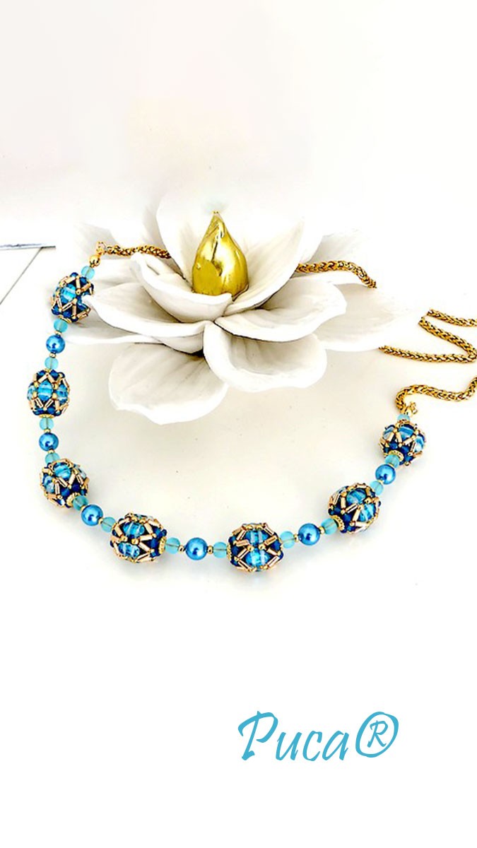 Schéma Perle One avec perles Lipsi par Puca® Schéma Perle One avec perles Lipsi par Puca®