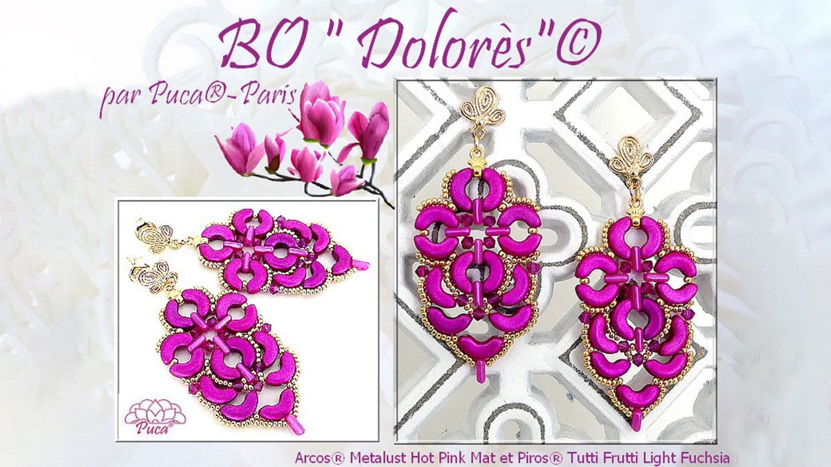 Boucles d'oreilles Dolores par Puca®