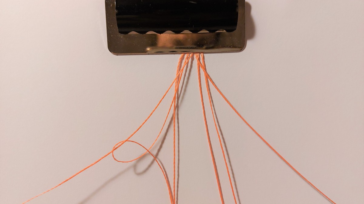 Bracelet d'été en micro-macramé : Etape 2 Bracelet d'été en micro-macramé : Etape 2