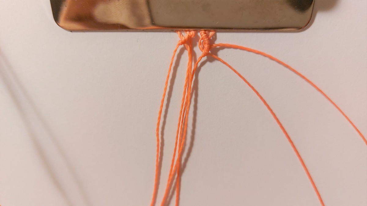 Bracelet d'été en micro-macramé : Etape 5 Bracelet d'été en micro-macramé : Etape 5