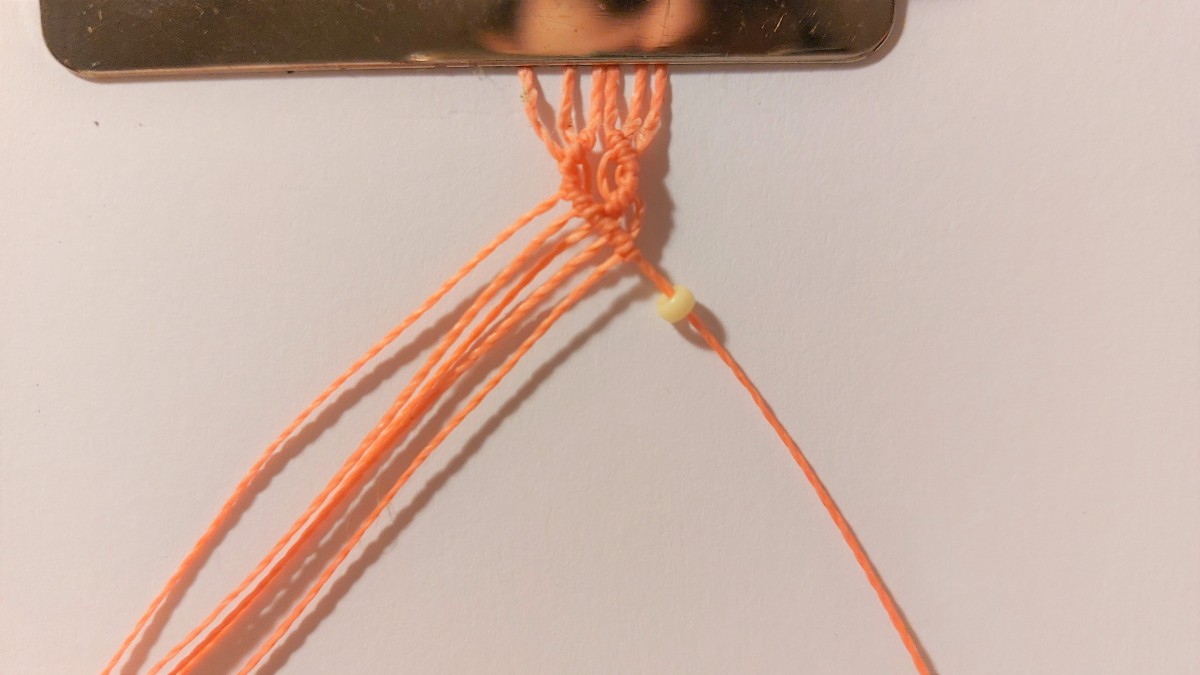 Bracelet d'été en micro-macramé : Etape 6 Bracelet d'été en micro-macramé : Etape 6