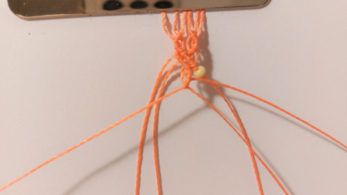 Bracelet d'été en micro-macramé : Etape 8 Bracelet d'été en micro-macramé : Etape 8