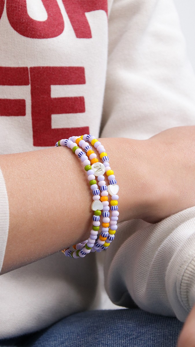 Schéma Bracelet duo mère/fille en rocailles
