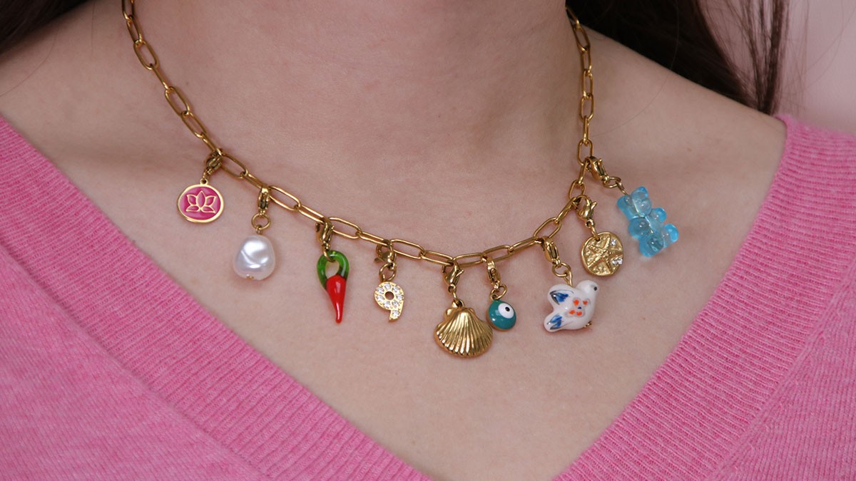 Schéma Collier charms interchangeables