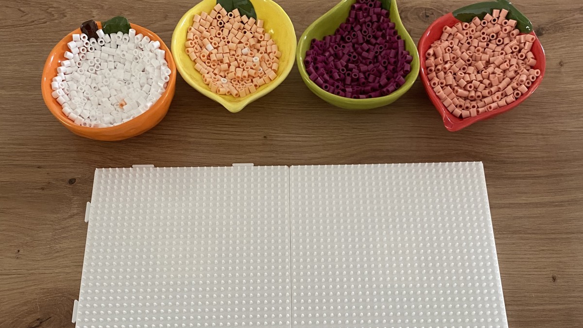 Coupelle à bijoux en perles HAMA : Etape 1