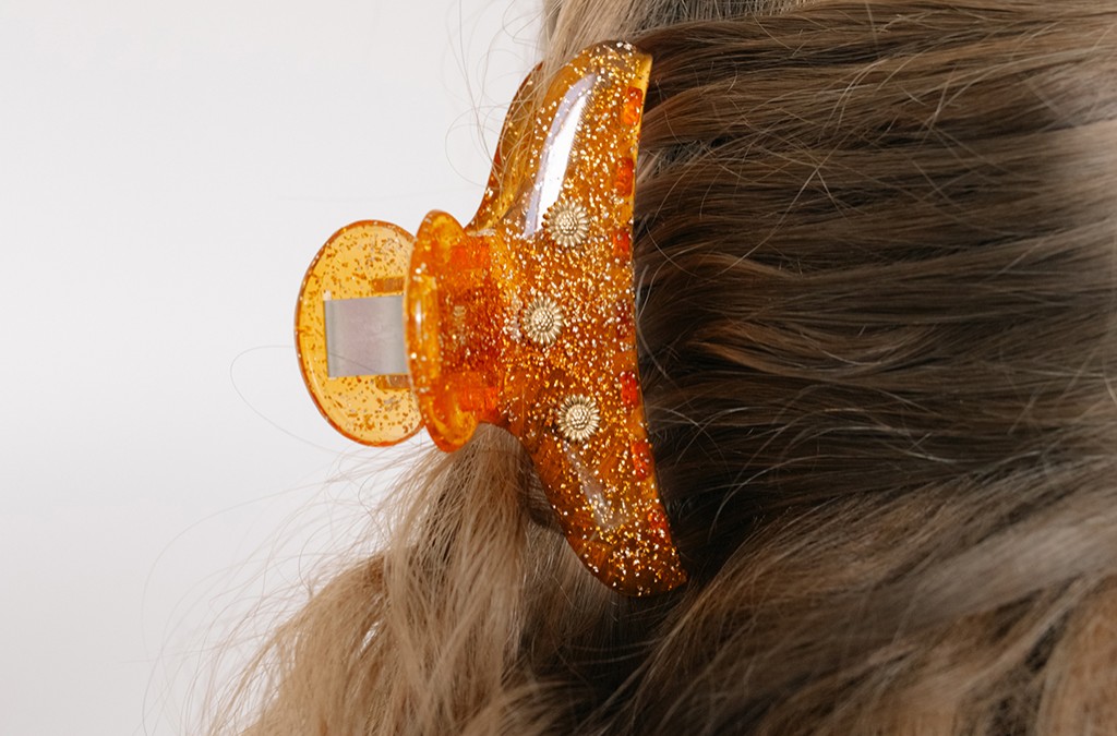 Pinces à cheveux Coquillages et Fruits d'été avec des strass PureCrystal : Etape 1