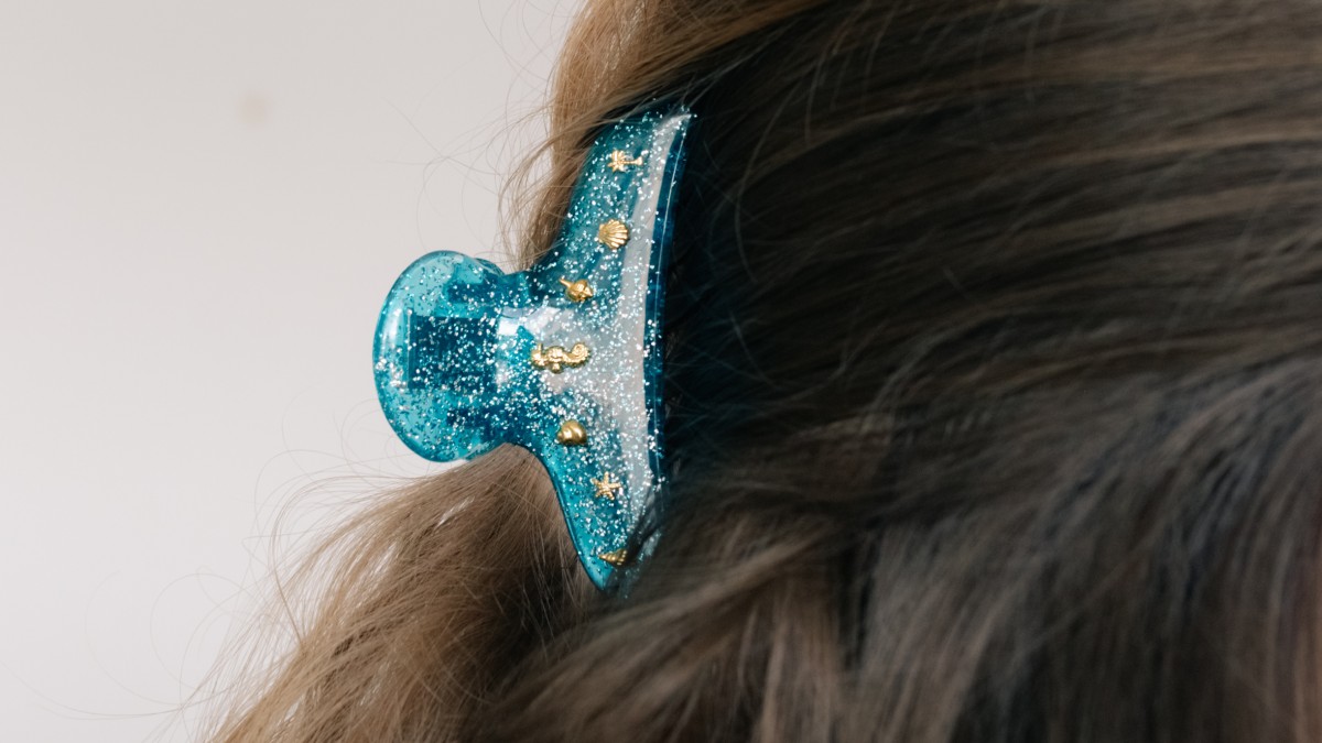 Pinces à cheveux Coquillages et Fruits d'été avec des strass PureCrystal : Etape 2