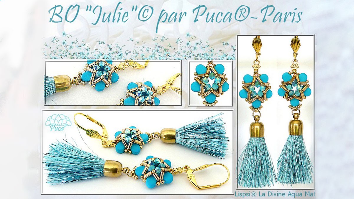 Boucles d'oreilles Julie par Puca® Boucles d'oreilles Julie par Puca®