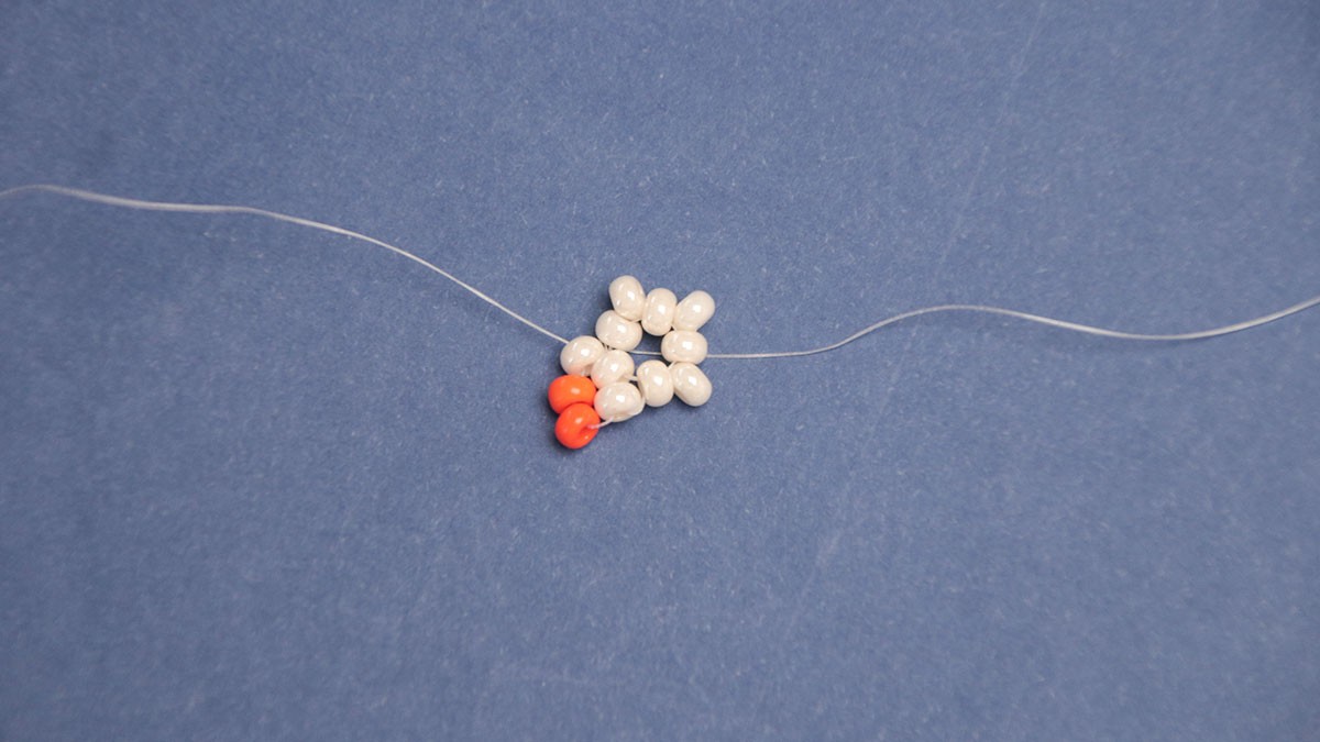 Boucles d'oreilles pendantes en étoile de mer : Etape 5