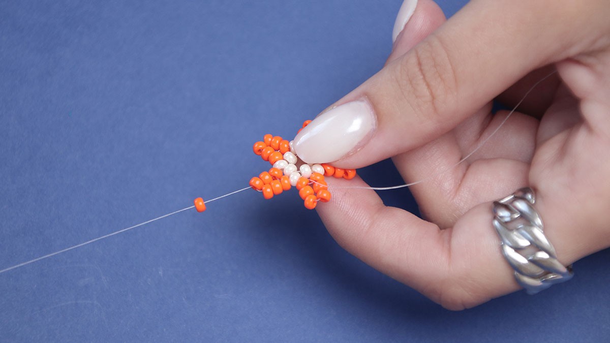 Boucles d'oreilles pendantes en étoile de mer : Etape 9