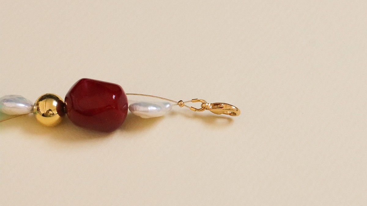 Bracelet mix de perles vintage : Etape 3