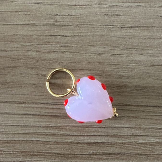 Bracelet de cheville avec breloques et ruban de soie : Etape 2