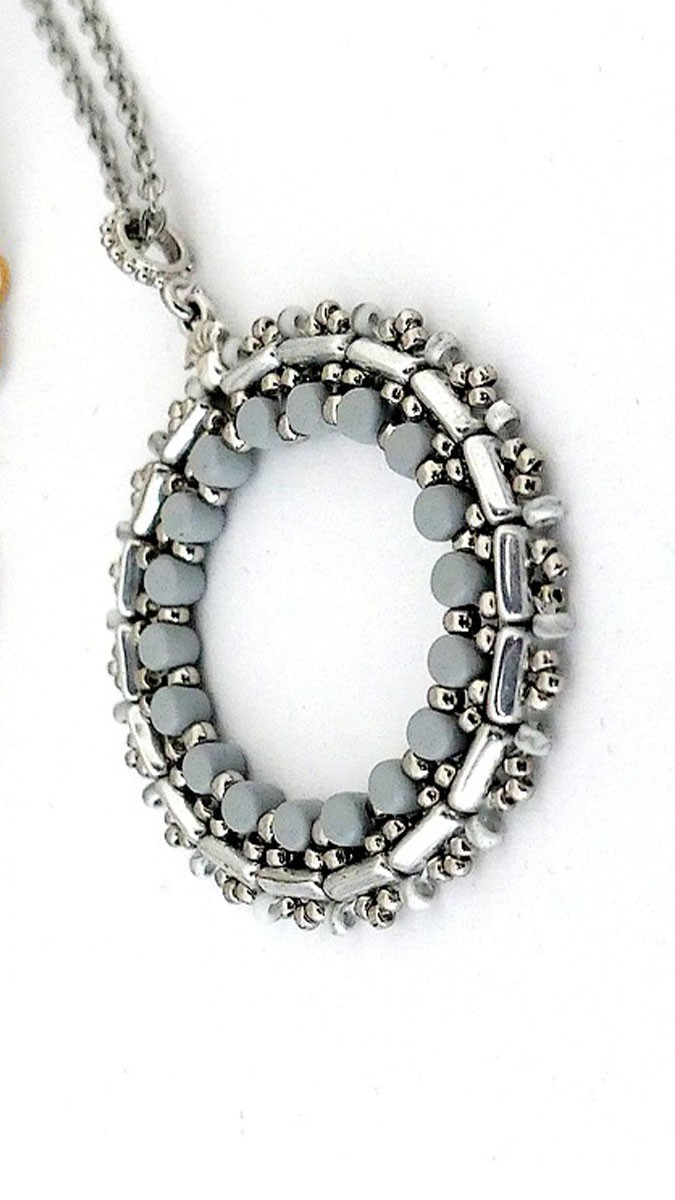 Schéma Boucles d'oreilles Caprice avec perles Minos par Puca®