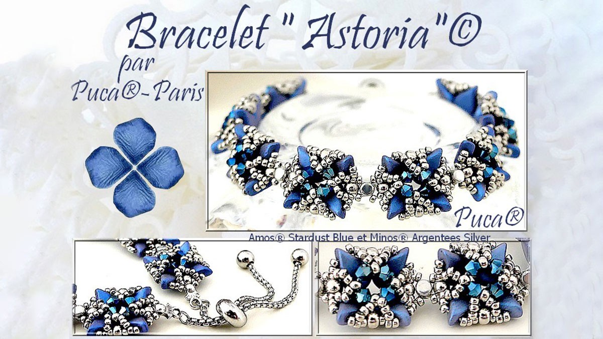 Bracelet Astoria avec perles Amos par Puca® Bracelet Astoria avec perles Amos par Puca®