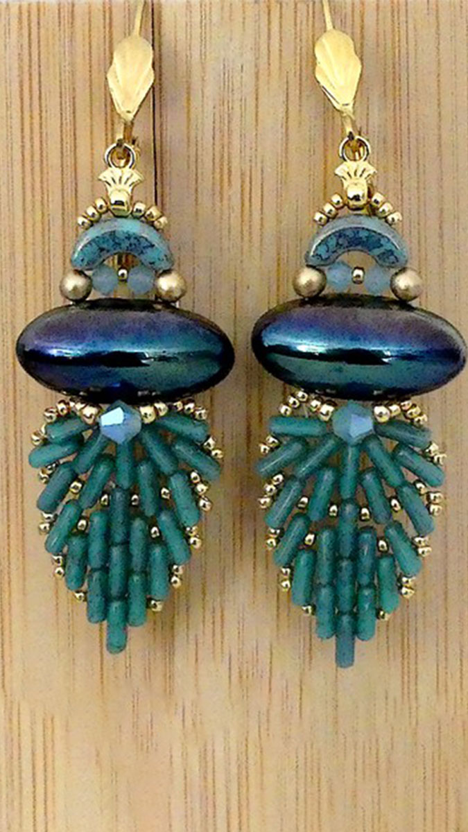 Schéma Boucles d'oreilles Auria par Puca®