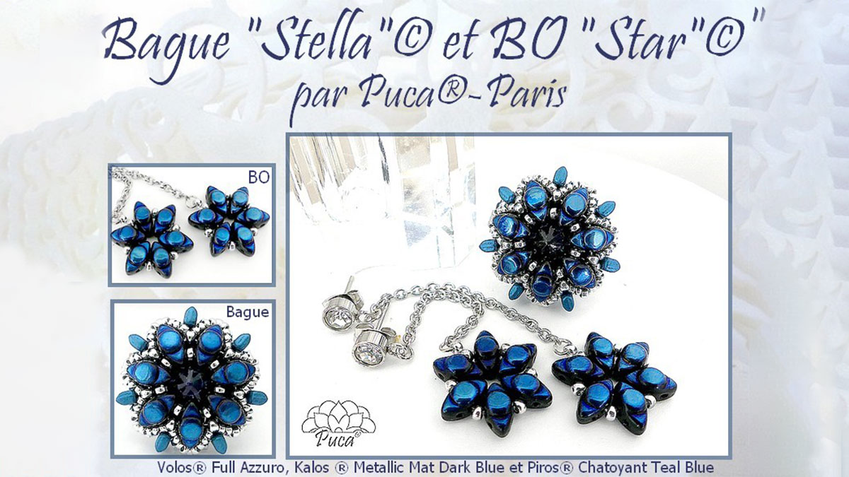 Bague Stella et Boucles d'oreilles Star par Puca®