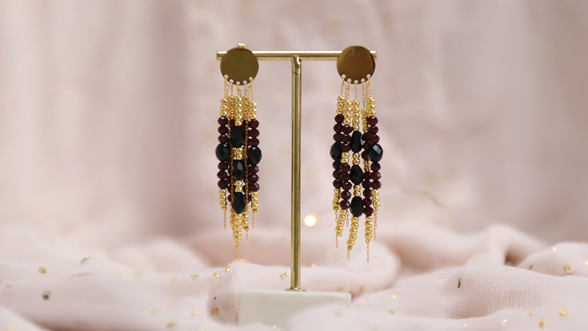 Boucles d'oreilles pendantes pour les fêtes Boucles d'oreilles pendantes pour les fêtes
