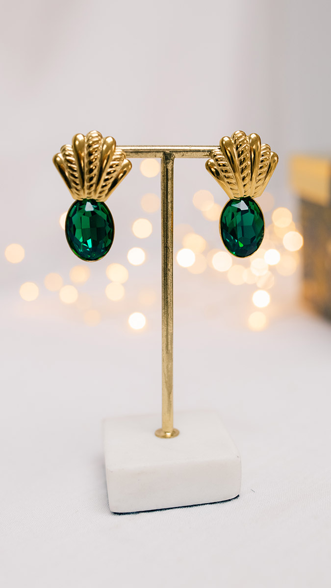 Schéma Grandes Boucles d'oreilles en Cristal