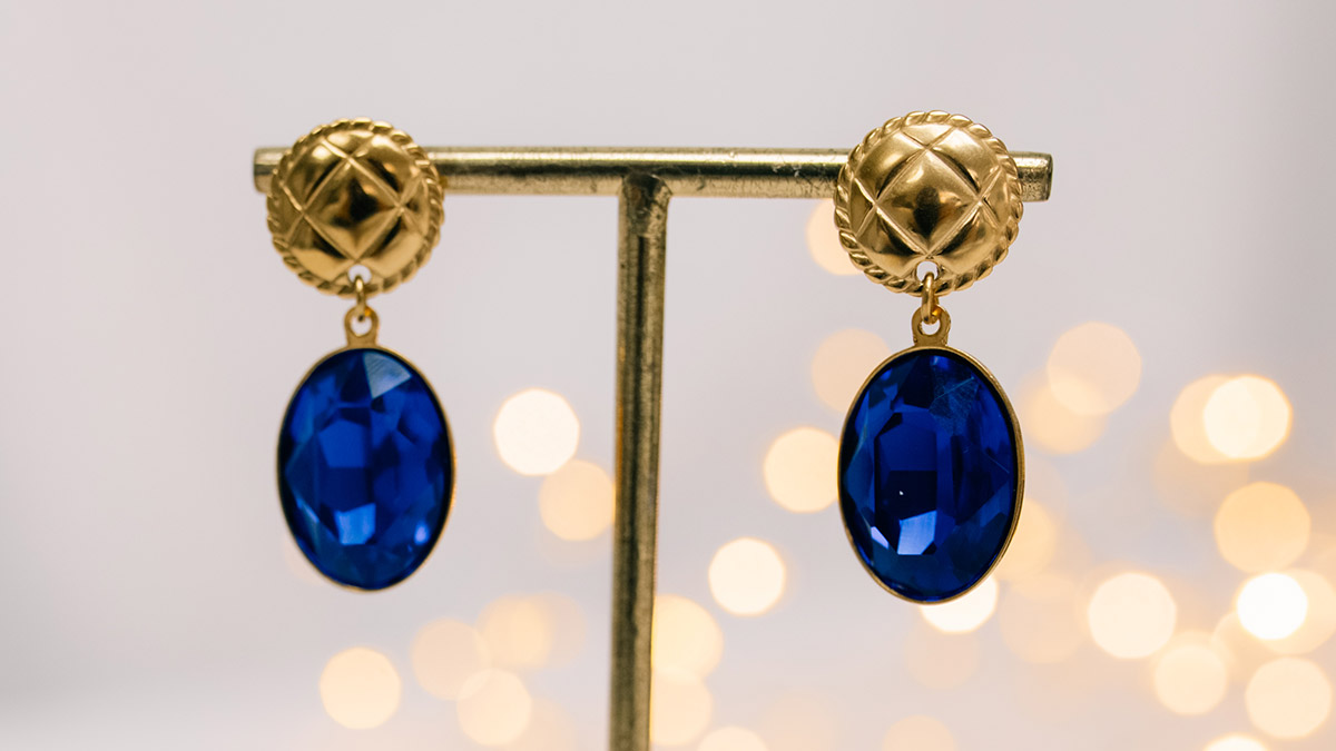 Grandes Boucles d'oreilles en Cristal : Etape 1