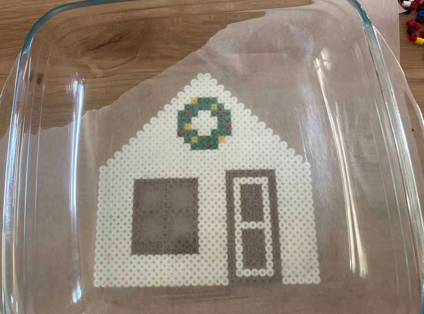 Décorations de Noël en perles Hama BIO : Etape 2