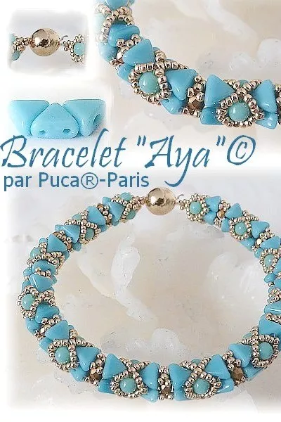 Schéma Bracelet Aya par Puca®