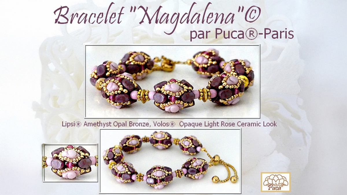Schéma Bracelet Magdalena par Puca®