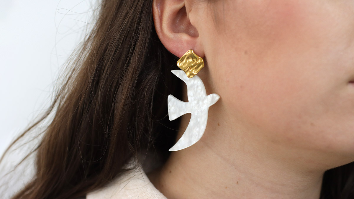 Boucles d'oreilles oiseaux