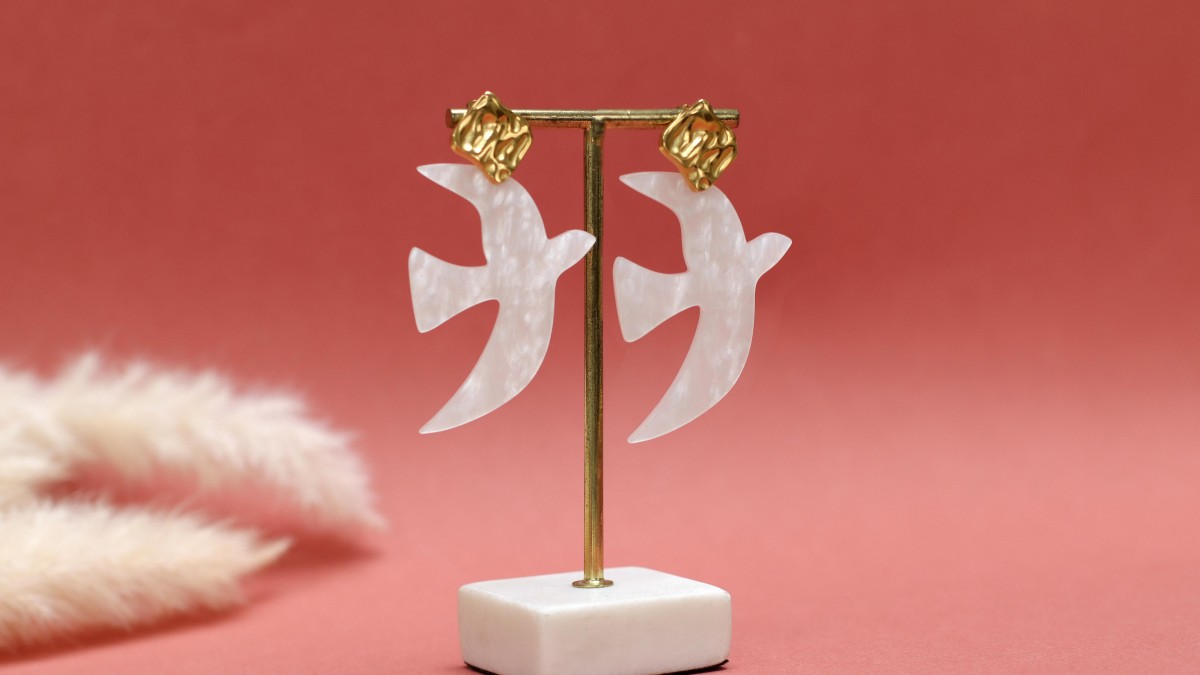 Schéma Boucles d'oreilles oiseaux Schéma Boucles d'oreilles oiseaux