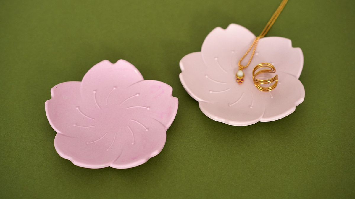 Coupelles à bijoux en Jesmonite