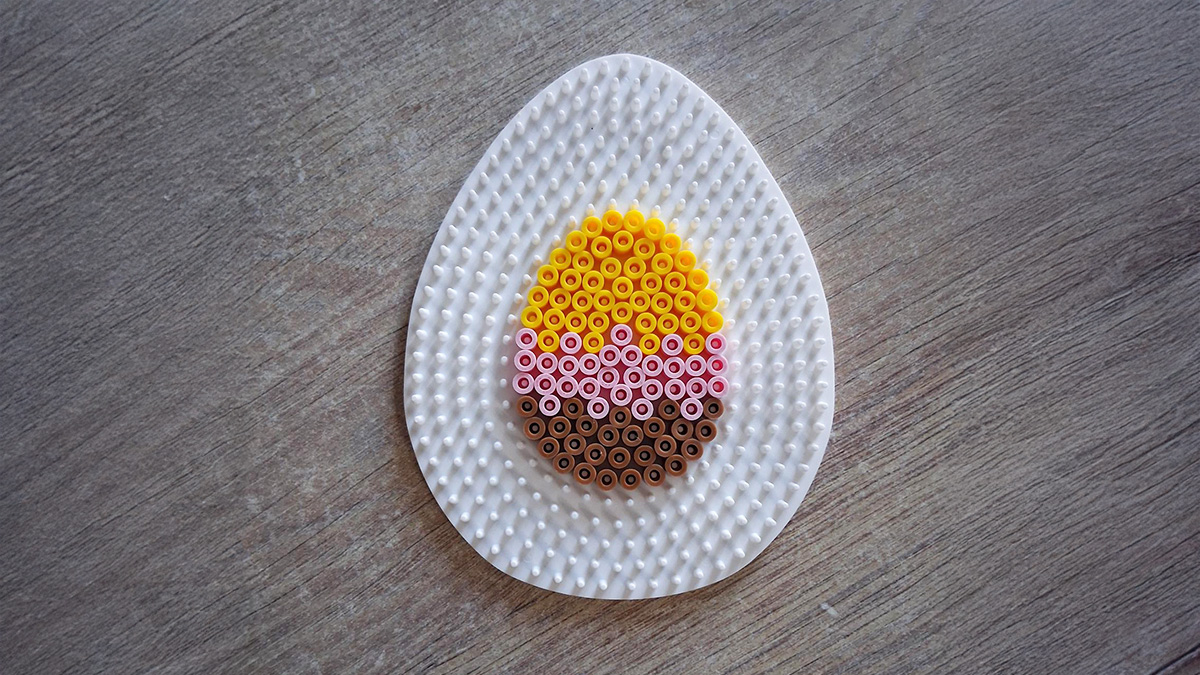 DIY Pâques : créez une déco en perles Hama : Etape 5