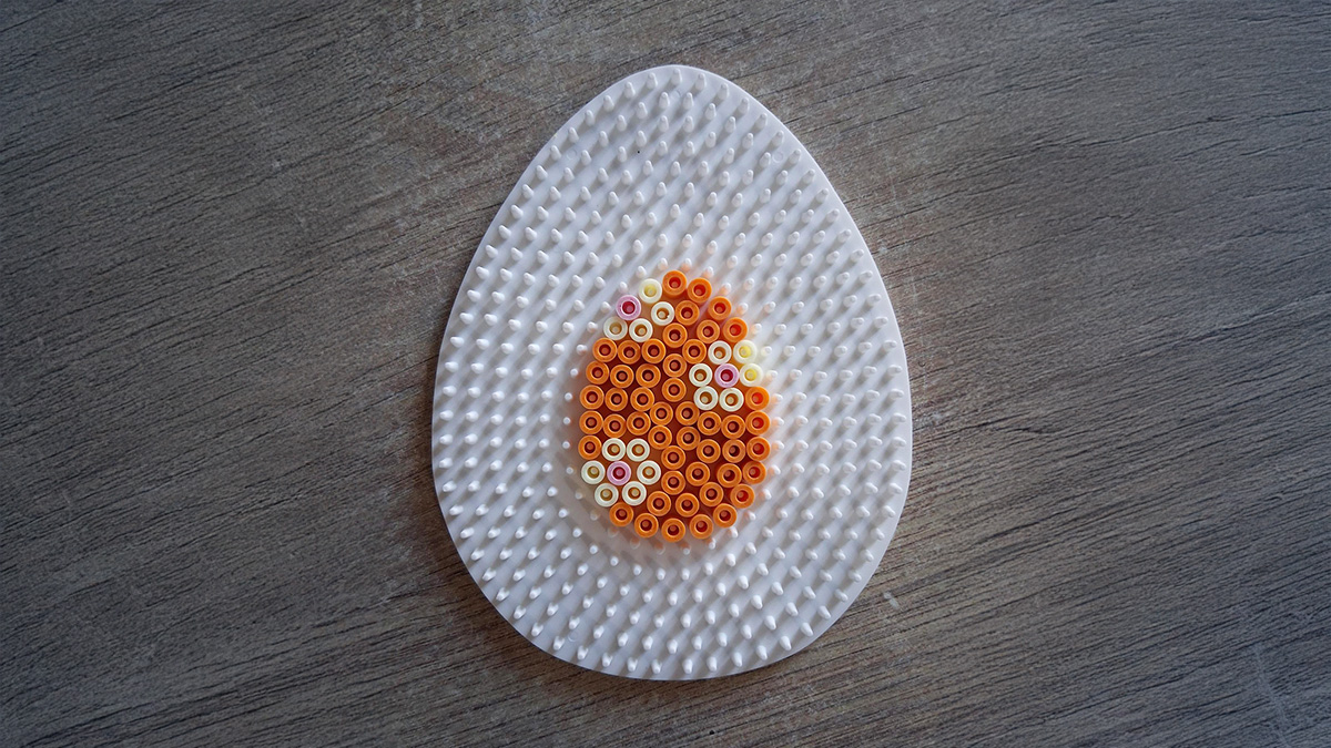 DIY Pâques : créez une déco en perles Hama : Etape 7