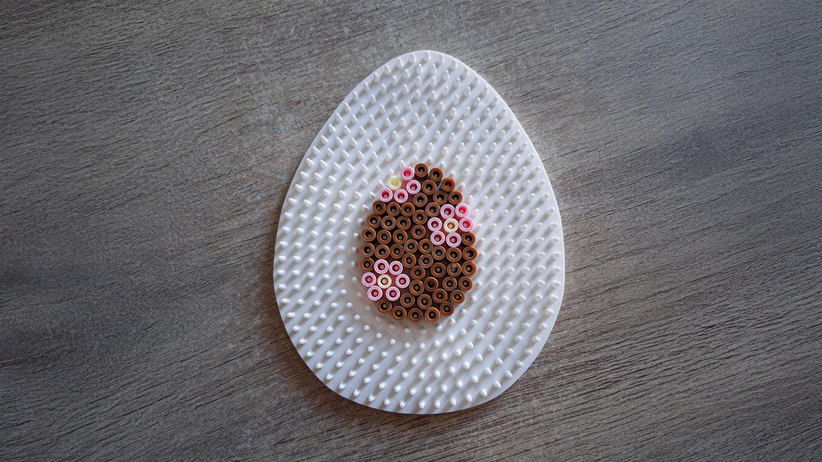 DIY Pâques : créez une déco en perles Hama : Etape 8