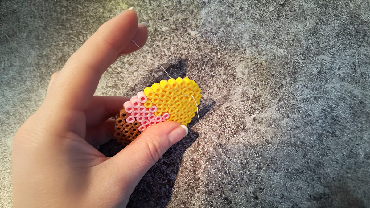 DIY Pâques : créez une déco en perles Hama : Etape 10