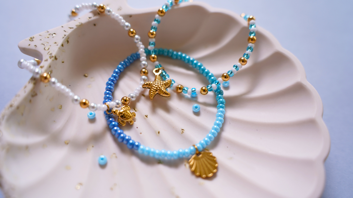 Trio de bracelets marins : Etape 5