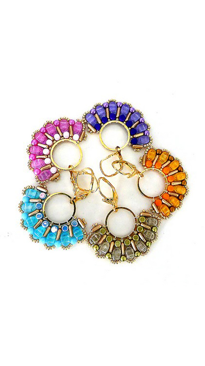 Schéma Boucles d'oreilles Olé par Puca® Schéma Boucles d'oreilles Olé par Puca®