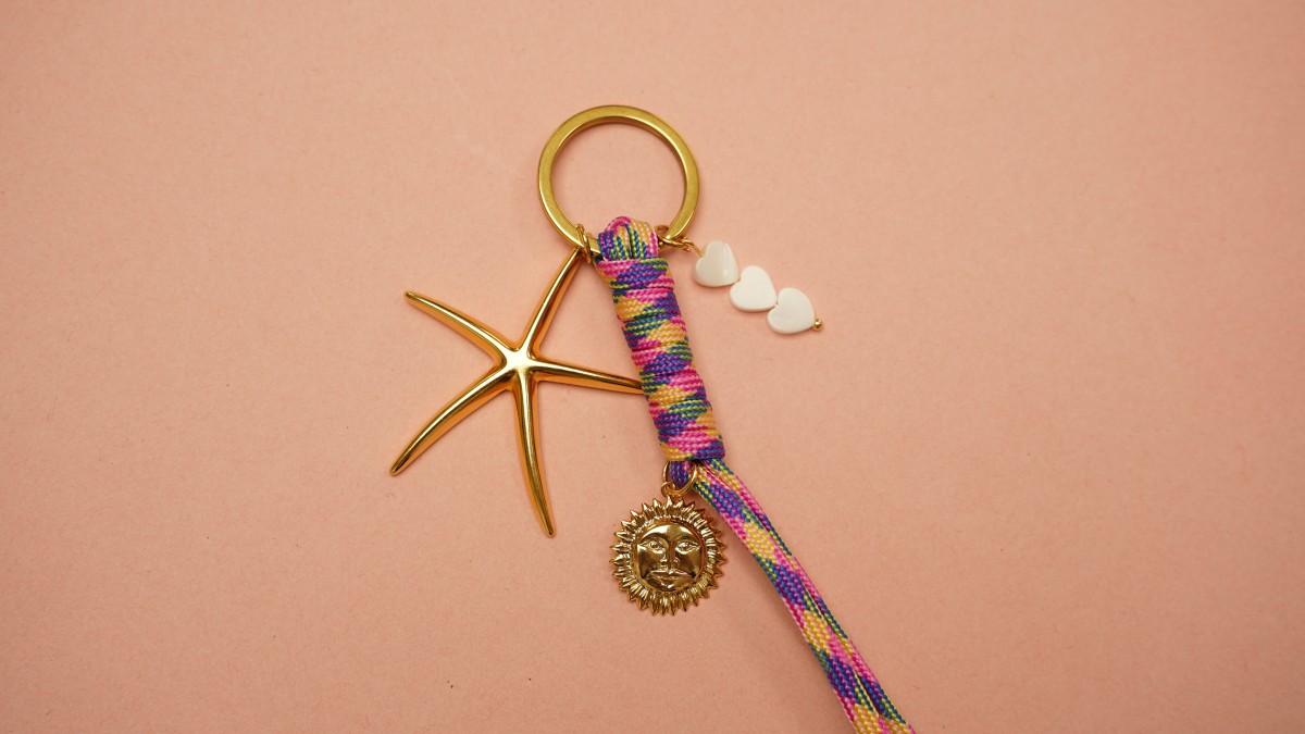 Bijou de sac été avec cordon paracorde : Etape 9