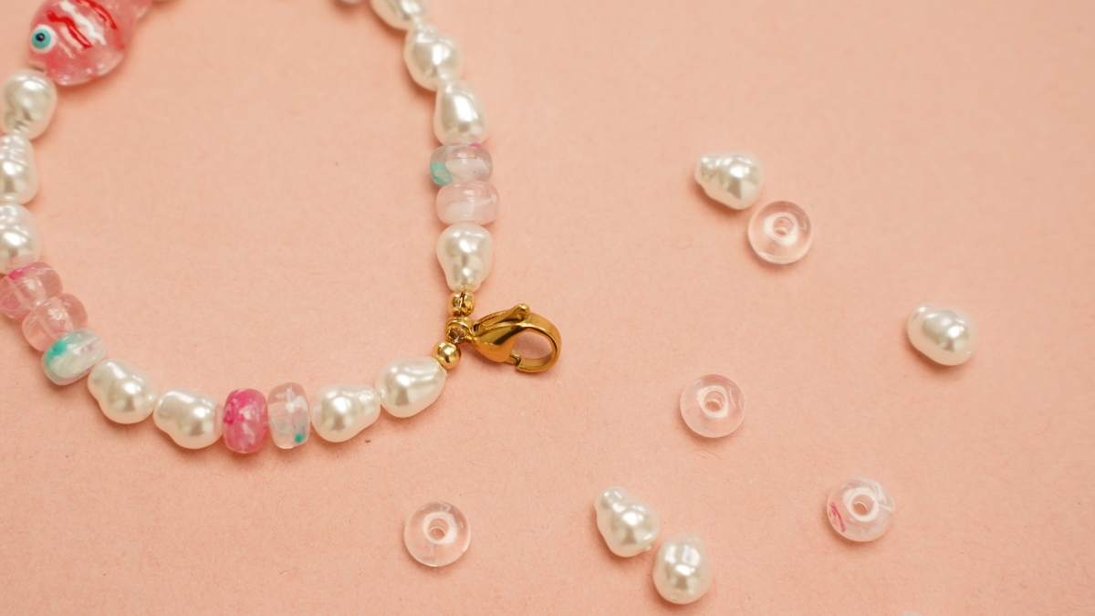 DIY grigri de sac été avec coquillages : Etape 5