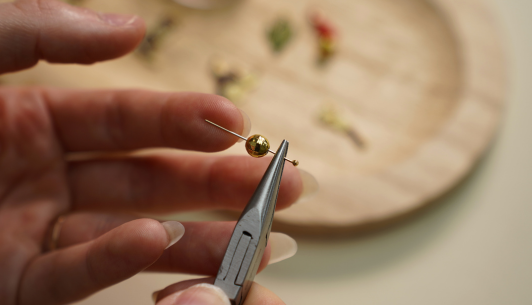 Collier charms cowgirl : Etape 1