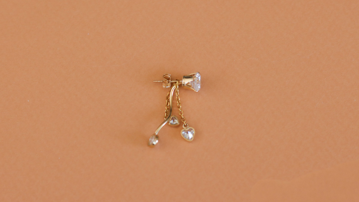 Boucles d'oreilles pendantes en Gold Filled (or laminé) : Etape 3 Boucles d'oreilles pendantes en Gold Filled (or laminé) : Etape 3