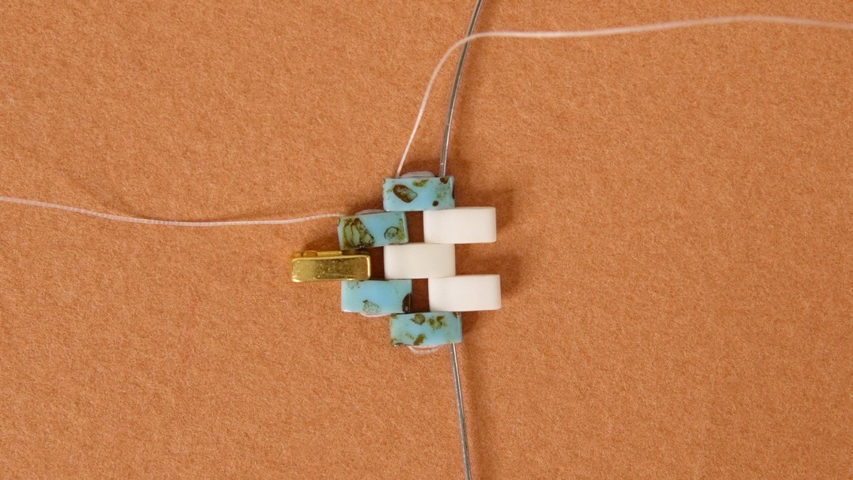 Bracelet Perles Half Tila Miyuki : Etape 3