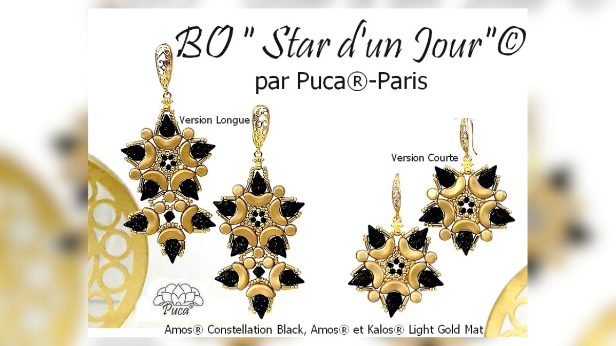 Boucles d'oreilles Star d'un jour par Puca®