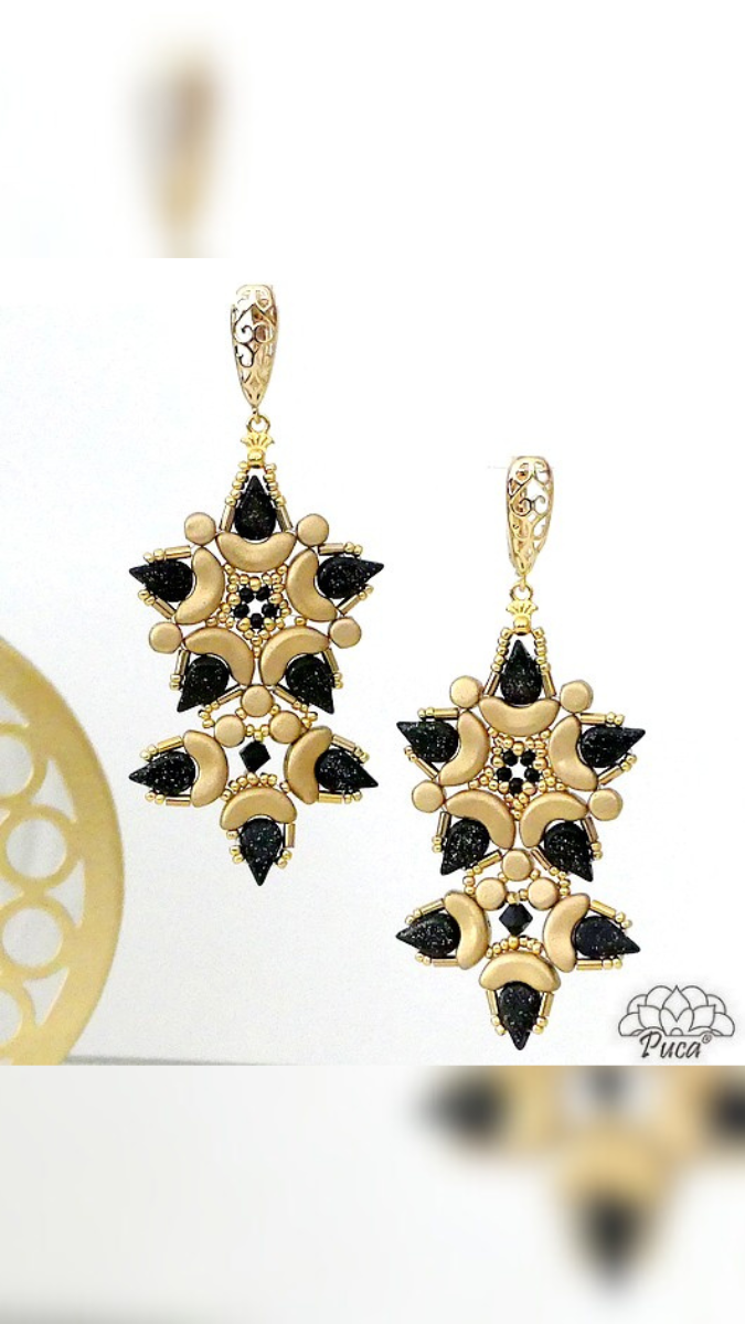 Schéma Boucles d'oreilles Star d'un jour par Puca®