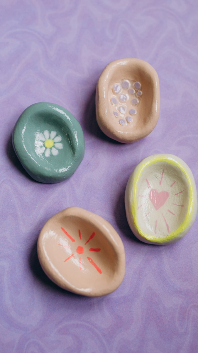 DIY Worry Stone - Pierre d'apaisement en argile autodurcissante