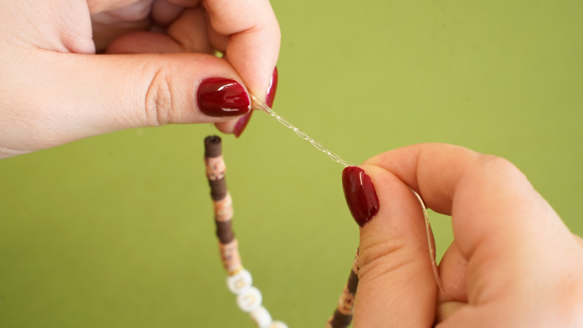 Bracelets Symboliques avec Mix Breloques & Lettres : Etape 5