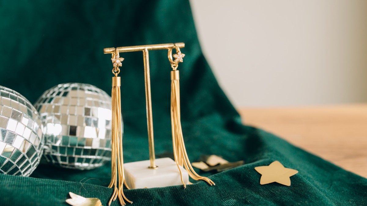 Schéma Boucles d'oreilles franges serpentine