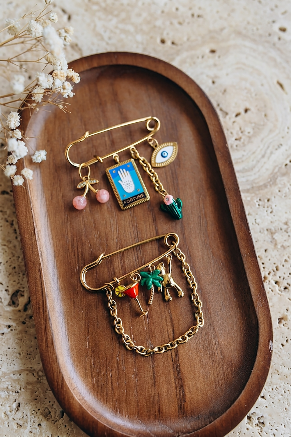 Schéma Broche épingle à nourrice charm's