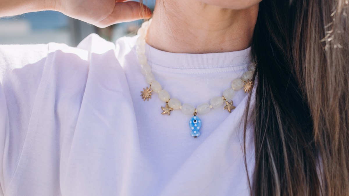 Collier charm's personnalisable